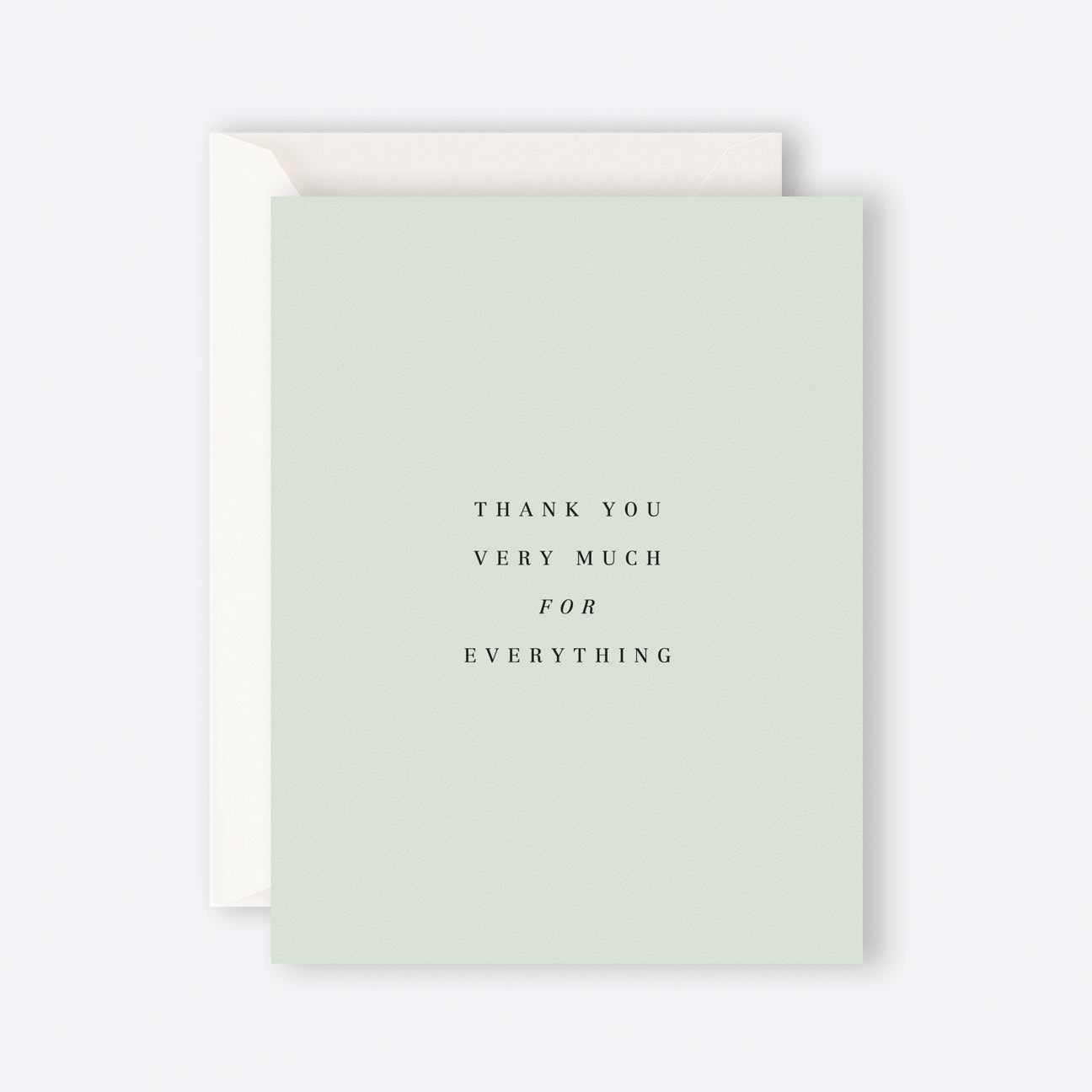 Thank You Very Much For Everything Card greeting card by Father Rabbit at Roam Studio Florist
