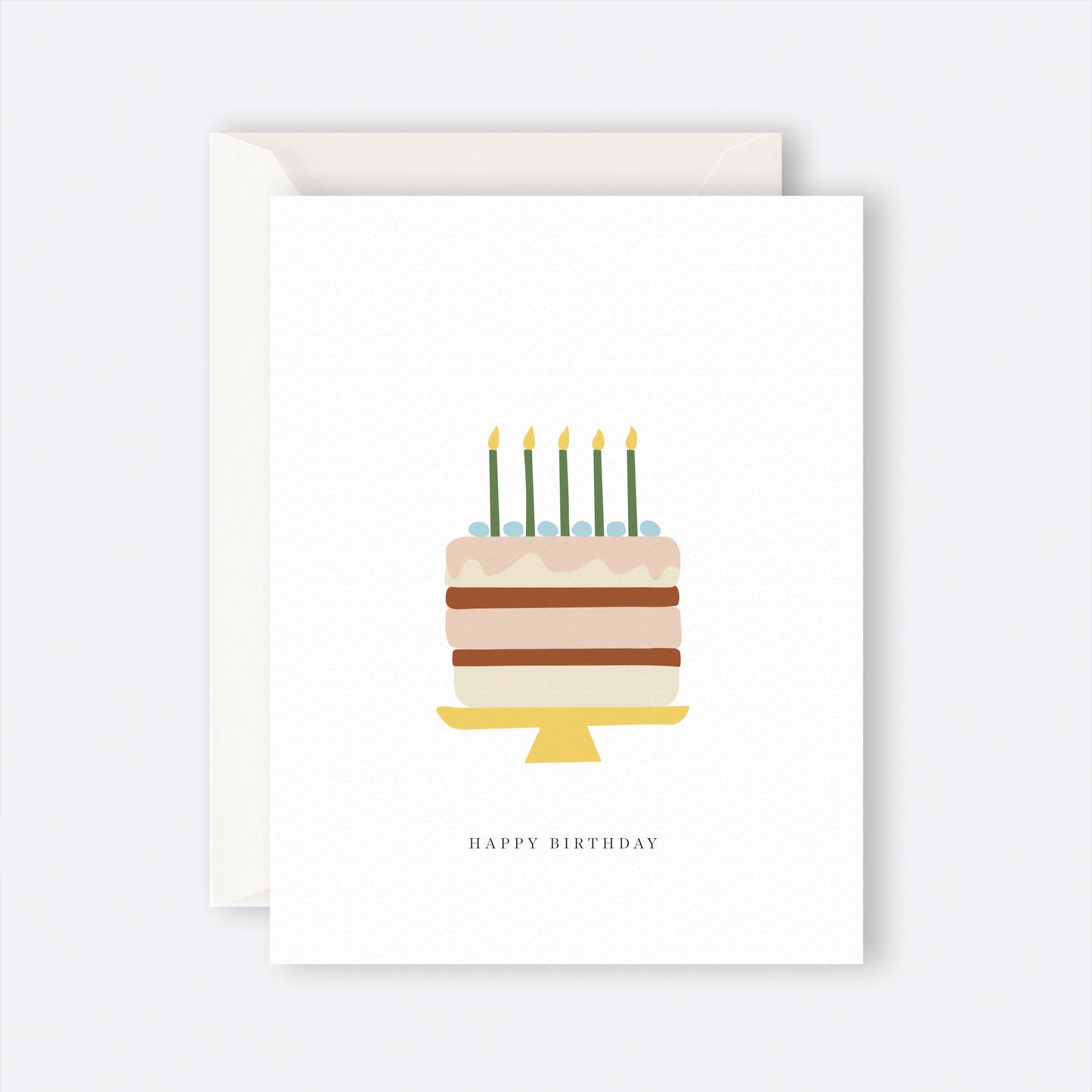 Happy Birthday Cake Card greeting card by Father Rabbit at Roam Studio Florist