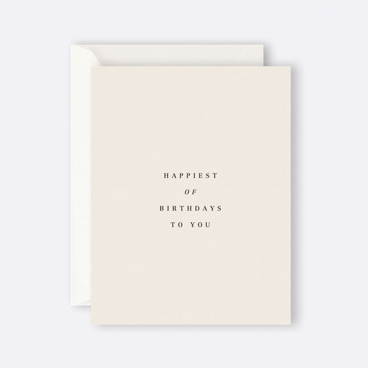 Happiest Of Birthdays To You Card greeting card by Father Rabbit at Roam Studio Florist