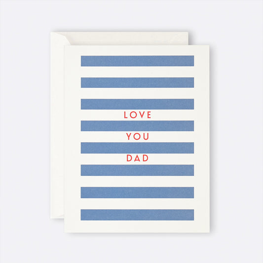 Love You Dad Card greeting card by Father Rabbit at Roam Studio Florist