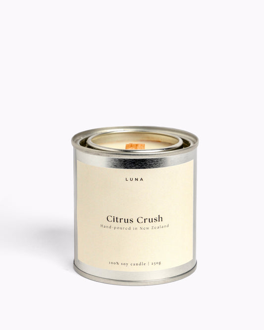 Citrus Crush soy candle by Luna Candle Studio at Roam Studio Florist