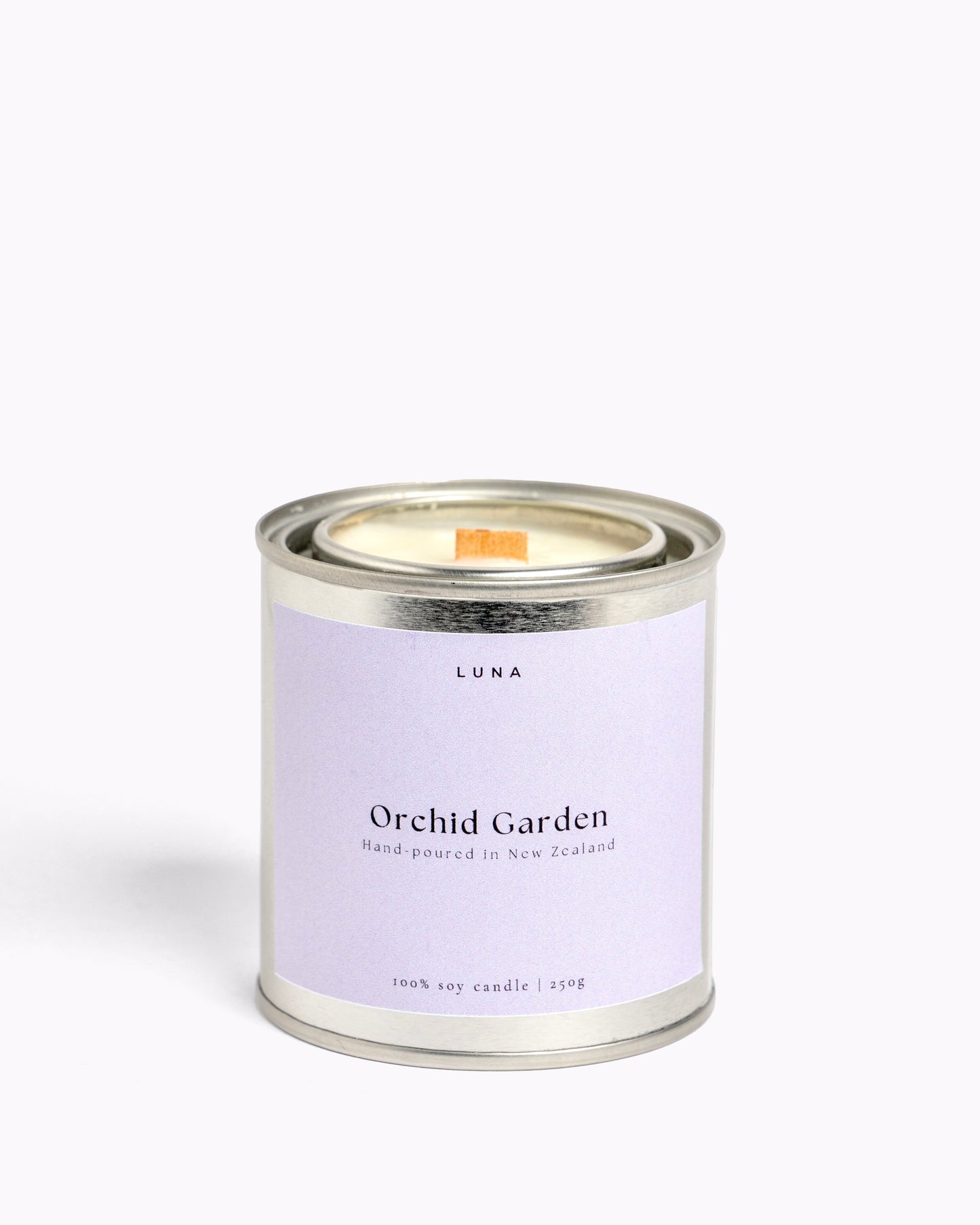 Orchid Garden soy candle by Luna Candle Studio at Roam Studio Florist