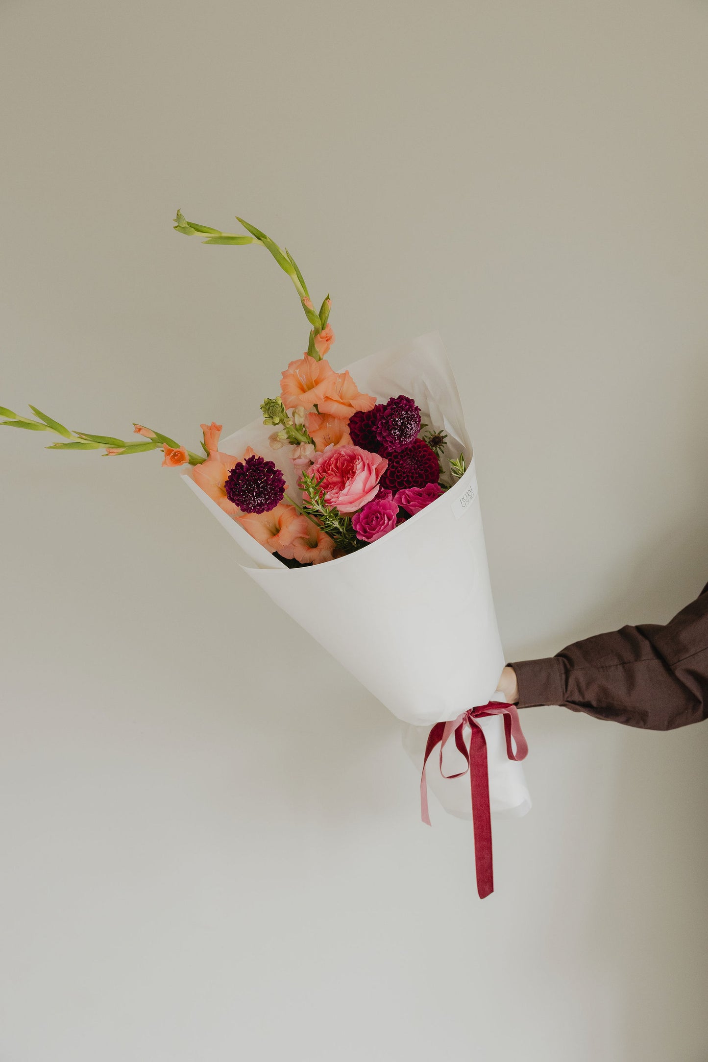 Dealer’s Choice one of a kind flower bouquet by Roam Studio Florist